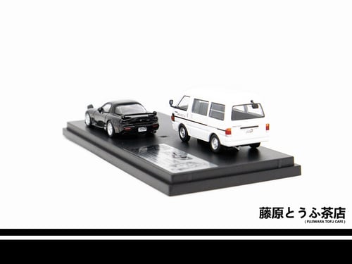 Image of 1:64 Mazda RX7 FD & Mazda Bongo Diecast Model Car