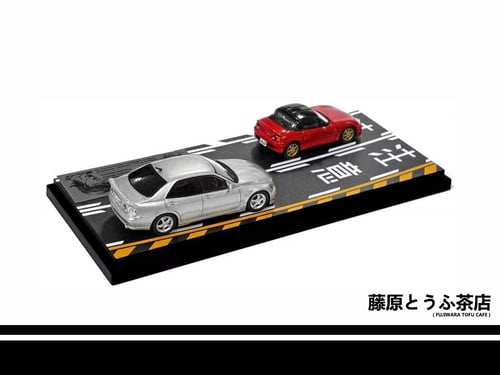 Image of 1:64 Suzuki Cappuccino EA11R & Lexus Altezza SXE10 Diecast Model Car
