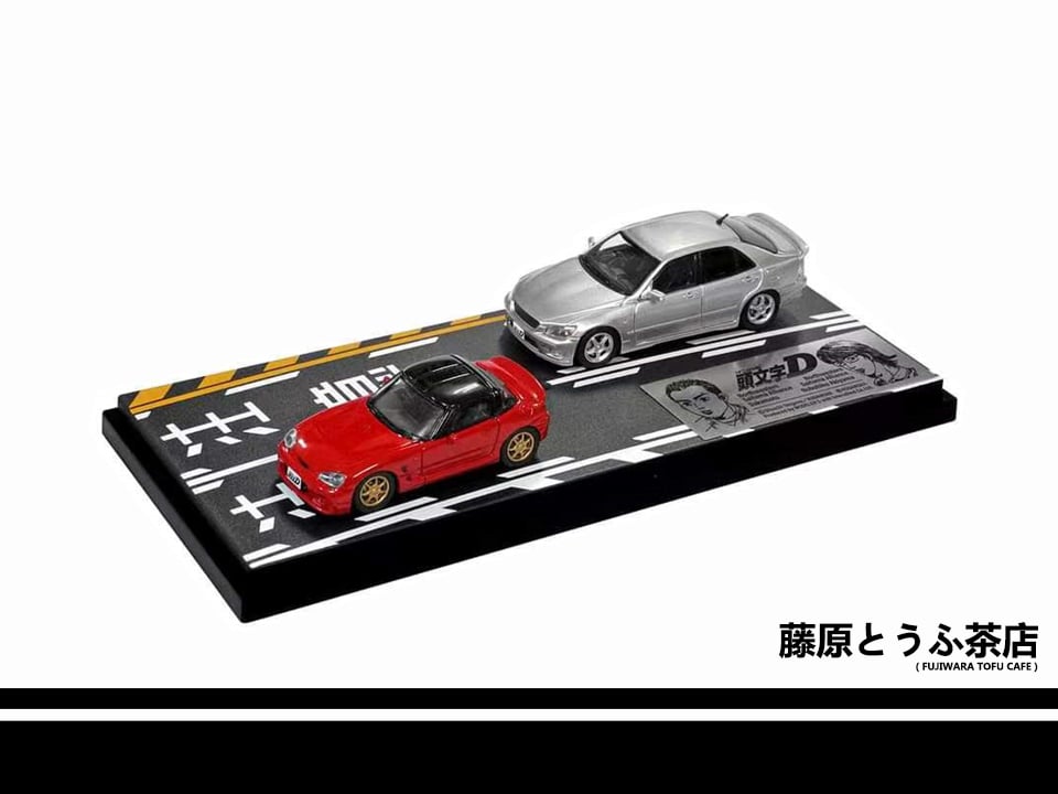 1:64 Suzuki Cappuccino EA11R & Lexus Altezza SXE10 Diecast