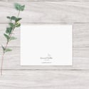 Simple and Elegant: White Greeting Card with Delicate Red Flowers Floral Bouquet | Happy Birthday