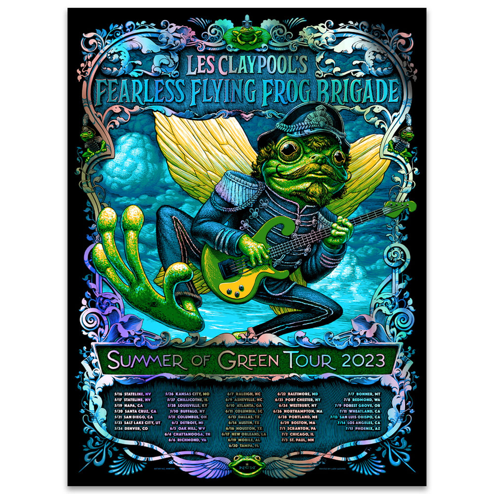 Image of Les Claypool Fearless Flying Frog Brigade posters