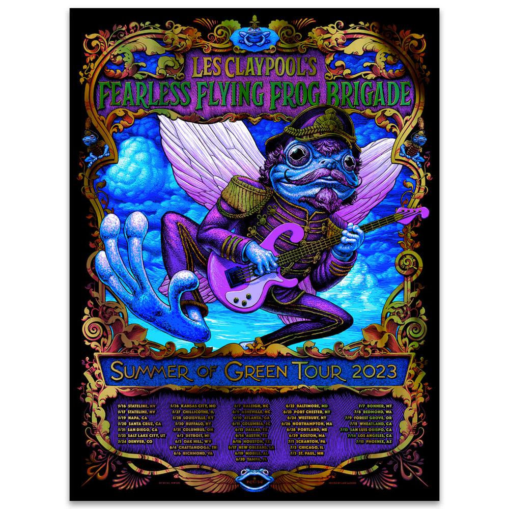 Image of Les Claypool Fearless Flying Frog Brigade posters