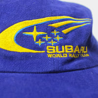 Image 3 of Vintage Subaru World Rally Cap - Royal Blue 