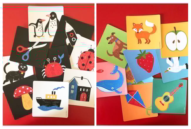 fisarmonica + carte visione neonati 