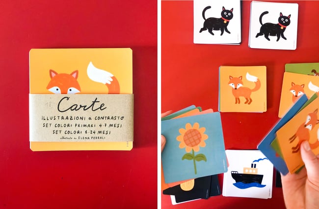 fisarmonica + carte visione neonati 