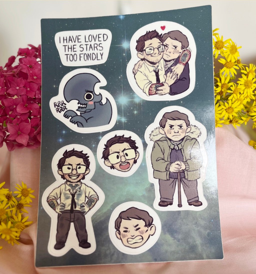 Image of Newton+Hermann stickers