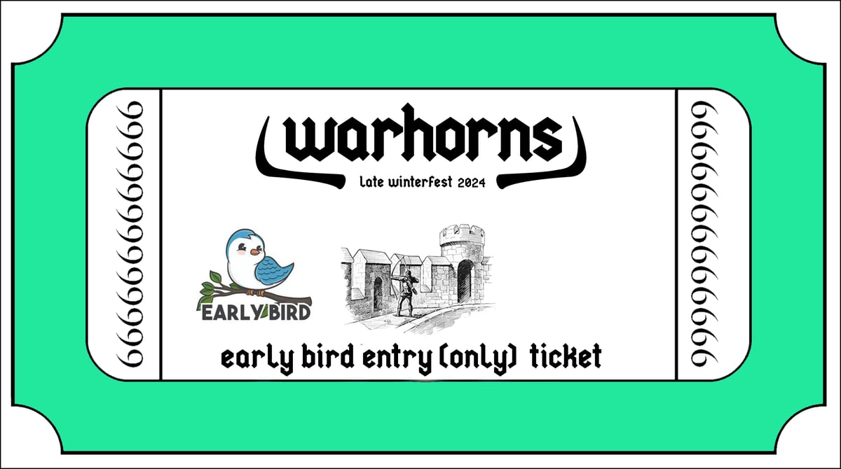 Warhorns — 2024 Cheapo Early Bird Late Winterfest Ticket