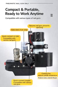 Image 12 of Mini Compressor Best For Nail Gun