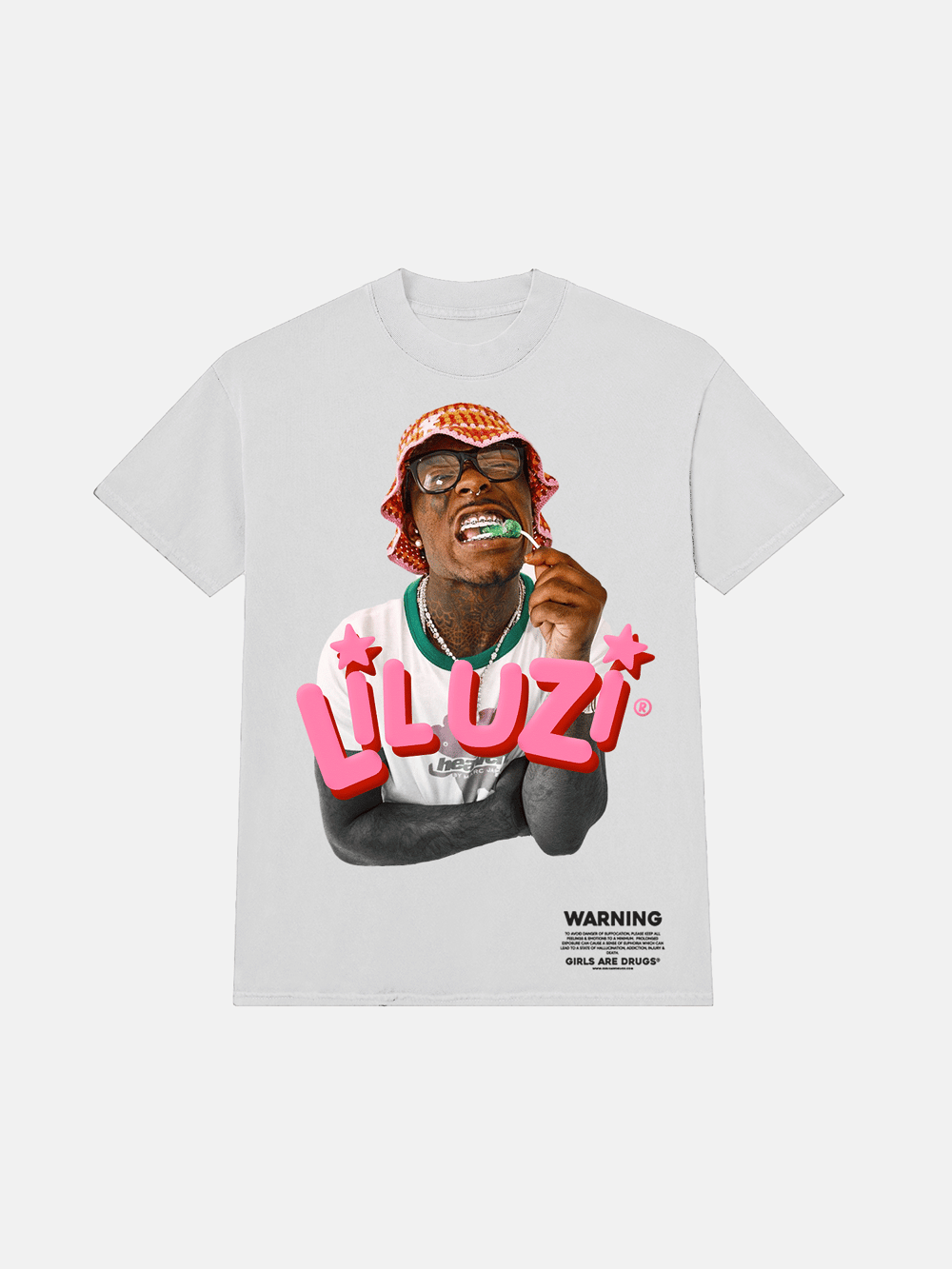 Image of GIRLS ARE DRUGS® TEE - "UZI VERT®"  WHITE
