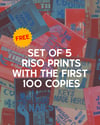 PRE-ORDER Photo book "Hand painted in L.A.: Some Los Angeles signs"  + 5 riso prints