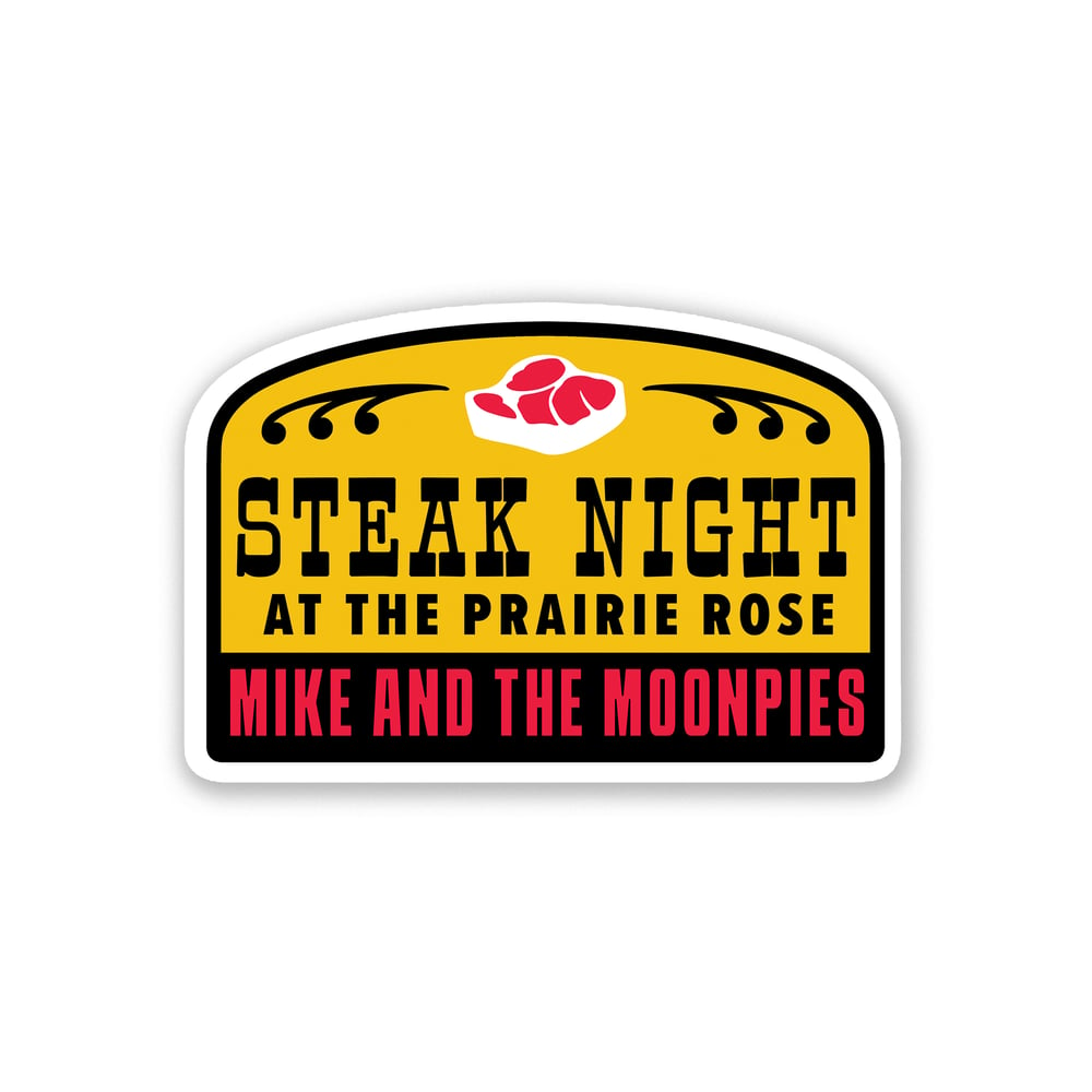 Image of STICKER - Steak Night at the Prairie Rose