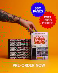 Image 5 of PRE-ORDER Photo book "Hand painted in L.A.: Some Los Angeles signs"  + 5 riso prints