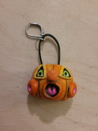 Image 2 of Jack-o-lantern - Trick or Treat Bucket earrings 