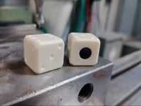 Image 2 of Haptic Dice Synthetic Ivory 