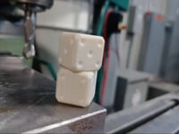 Image 1 of Haptic Dice Synthetic Ivory 