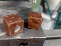 Image 2 of Haptic Dice Vintage Canvas Micarta