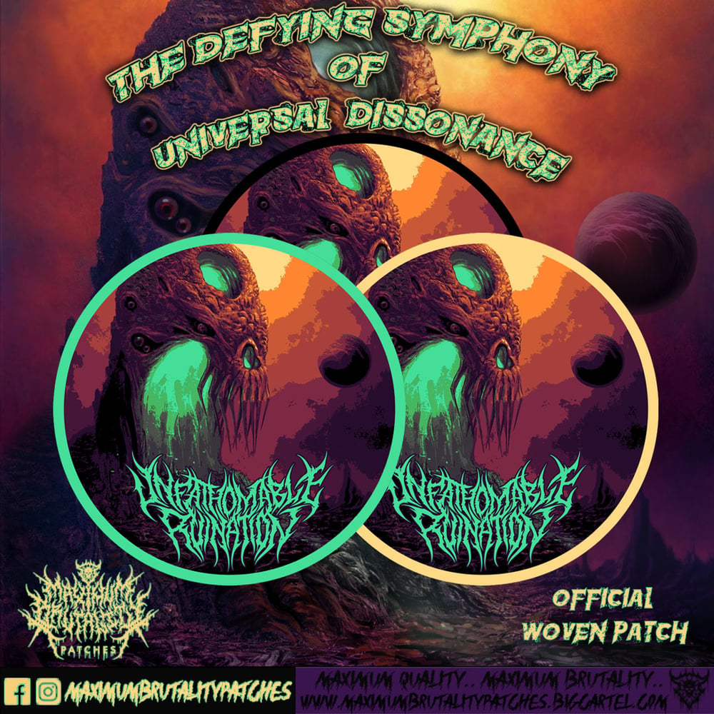 Unfathomable Ruination "Defying" Official Woven Patch