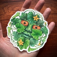 Image 4 of Pumpkin Vine Greenman Sticker