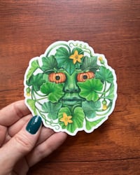 Image 2 of Pumpkin Vine Greenman Sticker