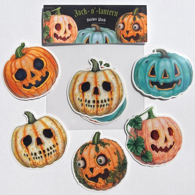 ZR61354 Make A Jack-O-Lantern Stickers