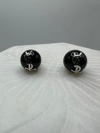 Image 1 of Black Yves Saint Laurent Earrings