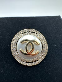 Image 3 of Coco Chanel White Gold Studs