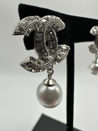 Image 2 of Chanel Silver Studs