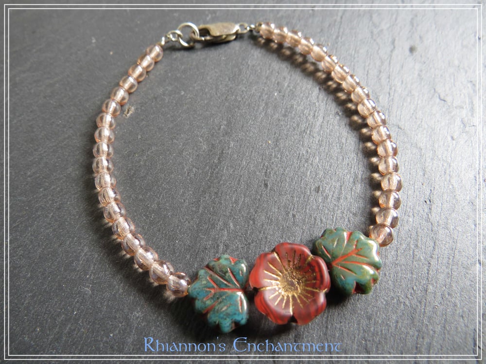 Single Rose Bracelet