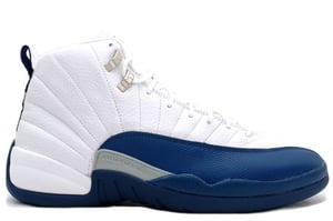 Image of Air Jordan 12 Retro White / French Blue