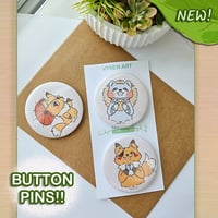 Image 1 of Button Pins! ❤ TGCF