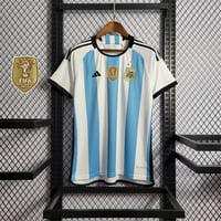 Image 1 of Argentina 3 Star World Cup 2022 Home Jersey