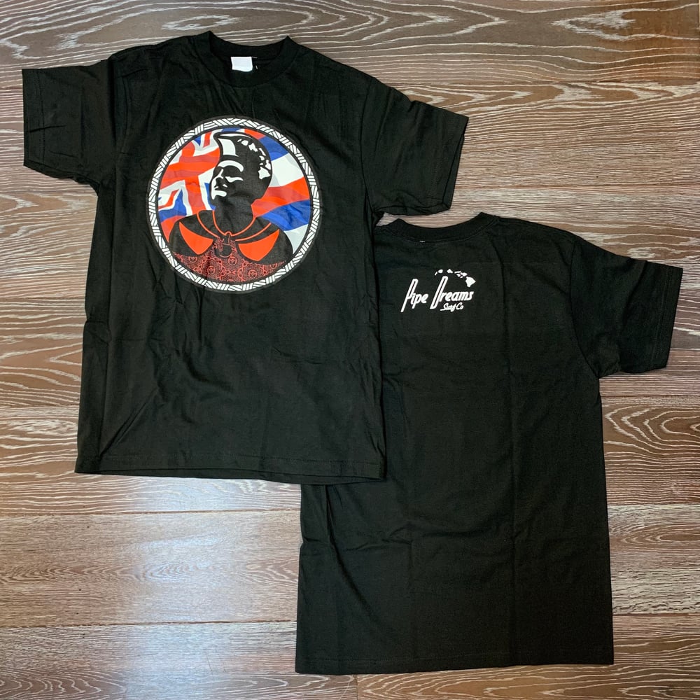 Image of Kam 59 Hawaiian Black Men's T-shirt 