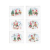 Snowmen & Cozy Winter: Watercolor Greeting Cards Set, Boxed Holidays Cards, Funny Christmas Cards