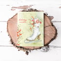 Watercolor Winter Holiday Cards, Seasonal boxed card collection, Winter-themed boxed cards