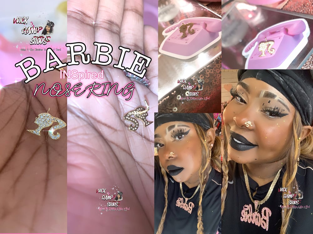 Image of 💗Barbie Inspired Silver Nose Stud💗