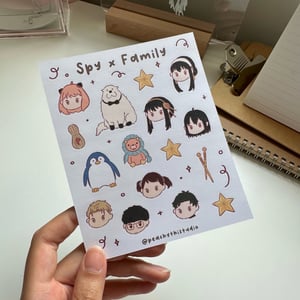 Image of Spy x Family Sticker Sheet