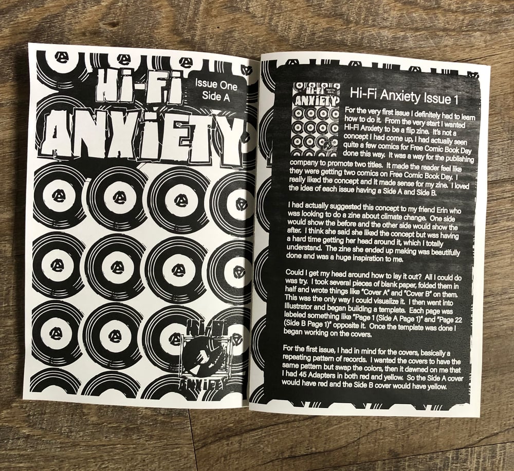 Hi-Fi Anxiety Zine Issue 10 and Issue 11