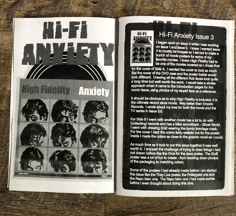 Hi-Fi Anxiety Zine Issue 10 and Issue 11