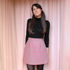 Phuncle Mini Skirt - Pink Wool Check