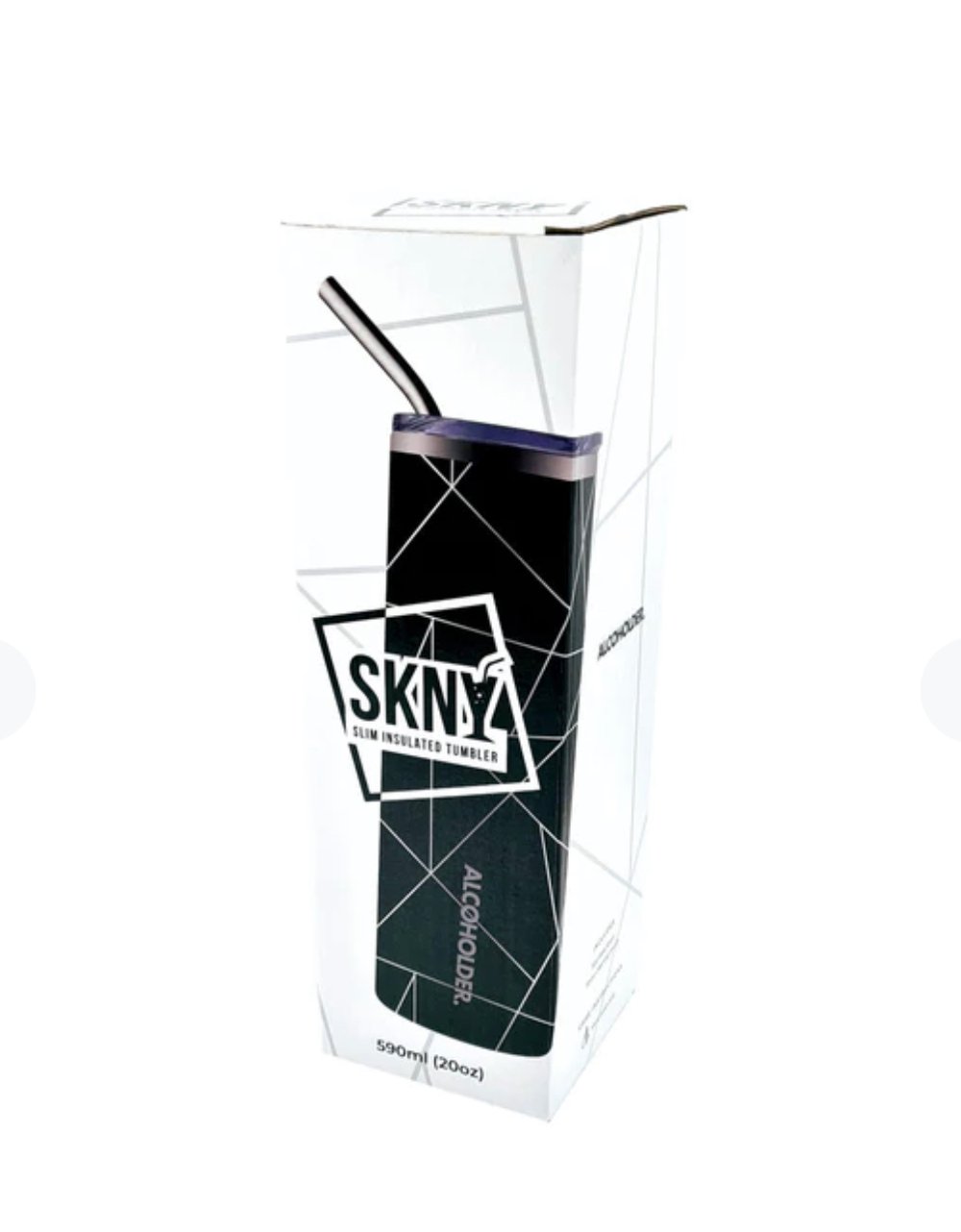 Alcoholder SKNY Slim Insulated Tumbler - Luxe Geo