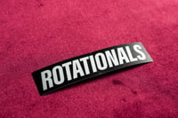 Image 1 of Rotationals "Plain Logo" Glow in the Dark Sticker