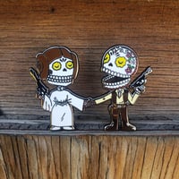 Star Couple Enamel Pin 