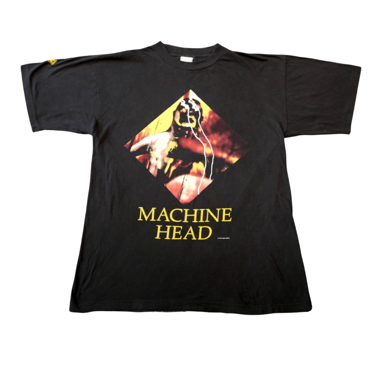 Image of 1994 Machine Head "Let Freedom Ring With A Shotgun" Blue Grape Promo T Shirt (L)
