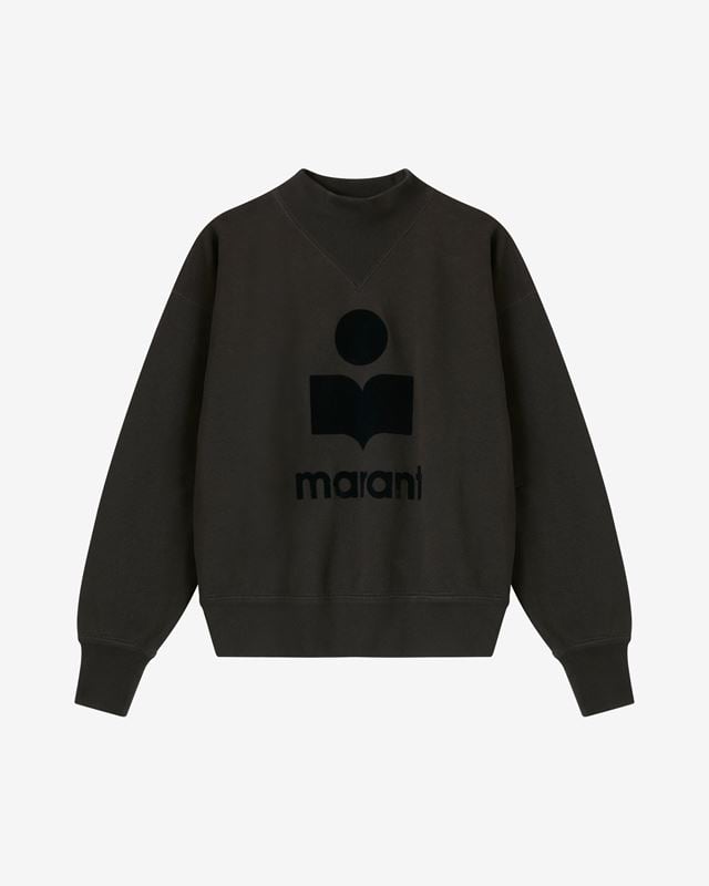 Image of ISABEL MARANT ÉTOILE MOBY SWEATER FADED BLACK