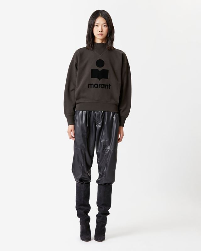 Image of ISABEL MARANT ÉTOILE MOBY SWEATER FADED BLACK