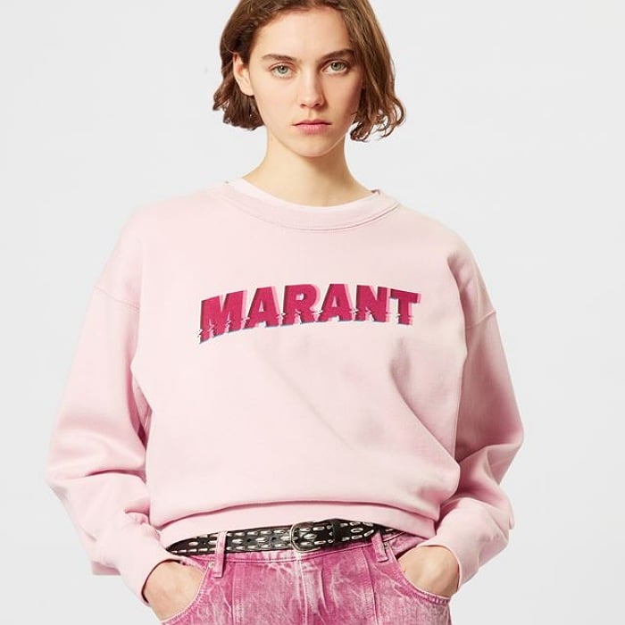 Isabel marant pink sweatshirt online