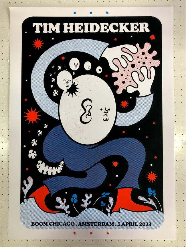 TIM HEIDECKER screen print