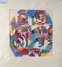 Image 2 of Colourful still life (framed with a mount)