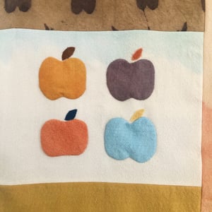 Image of Apple baby blanket 