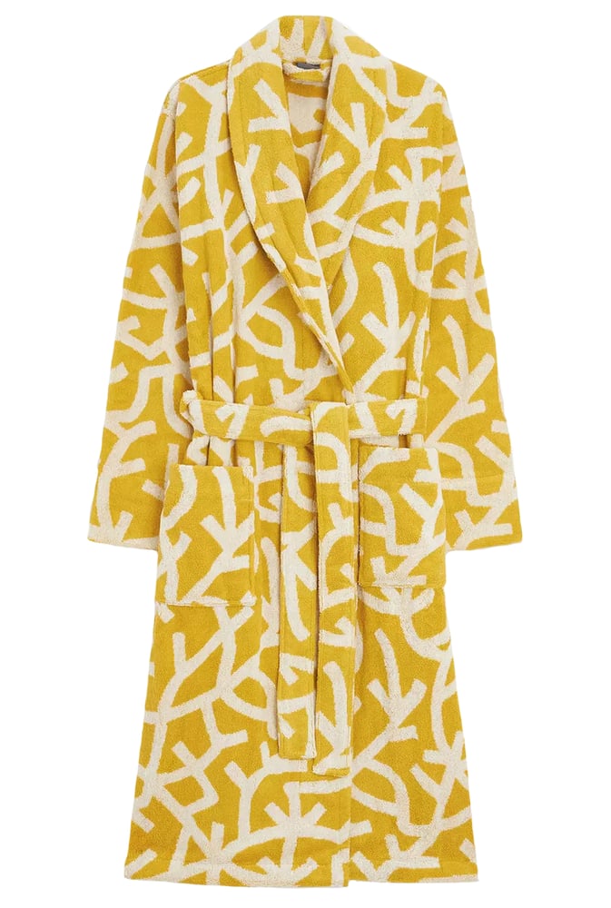 Image of A Forest Bath Robe - Mustard